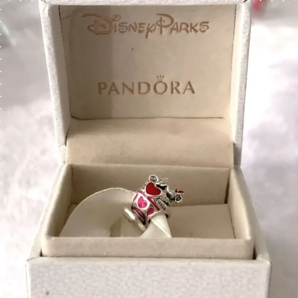 NWOT Mickey Mouse & Minnie Mouse Teacup Disney Parks x Pandora FIT Silver Charm